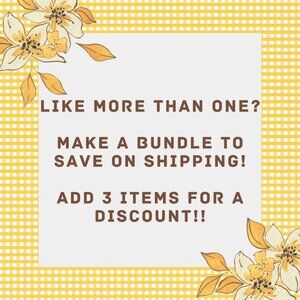 🚨Save on shipping - Make a Bundle!! 🚨